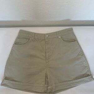 Khaki women’s shorts